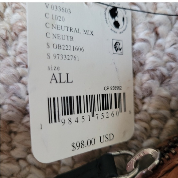 Free People NWT Santorini Straw Shoulder bag - Picture 5 of 6